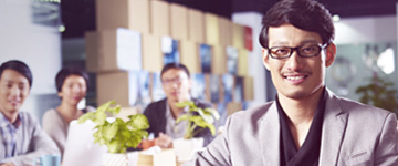 Small Business smiling business owner